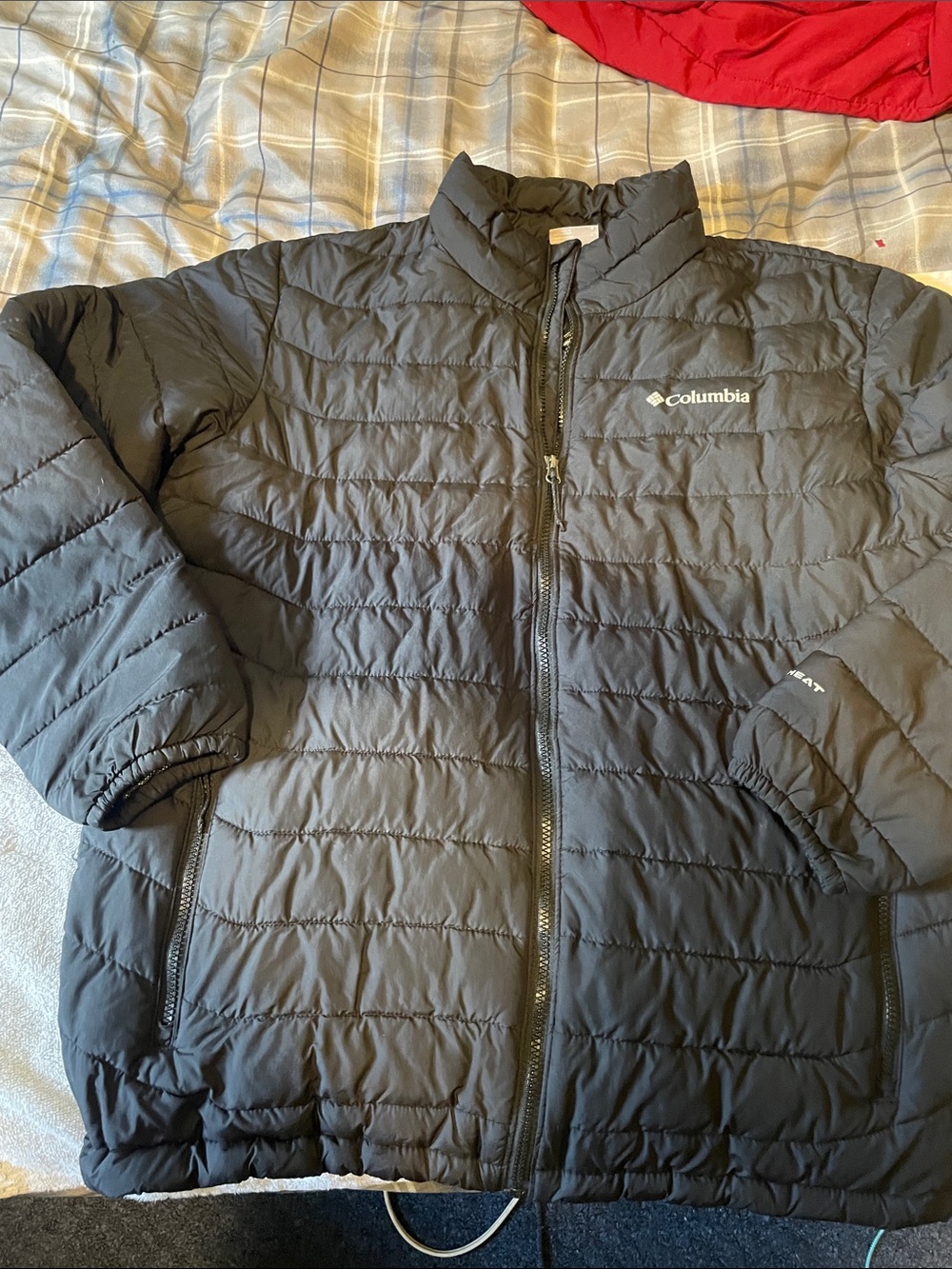 Columbia Black Quilted Insulated Jacket